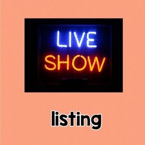 Please like this 💖Live show listing